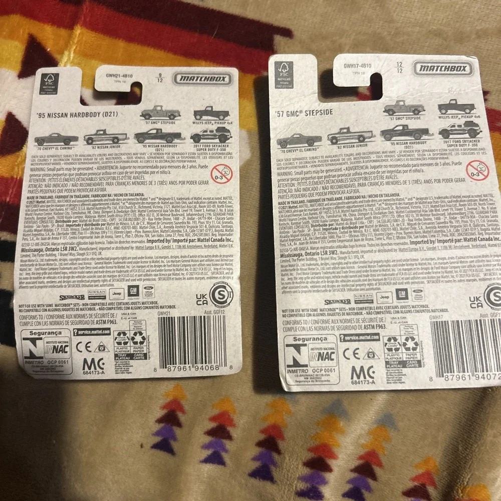 Matchbox Truck Series! Lot Of Two! New